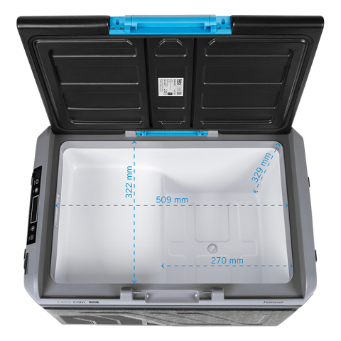 Lada frigorifica profesionala cu compresor, 40 l, Panou tactil, Porturi USB-A, USB-C, Alimentare DC 12/24 V si adaptor 220 V [5]