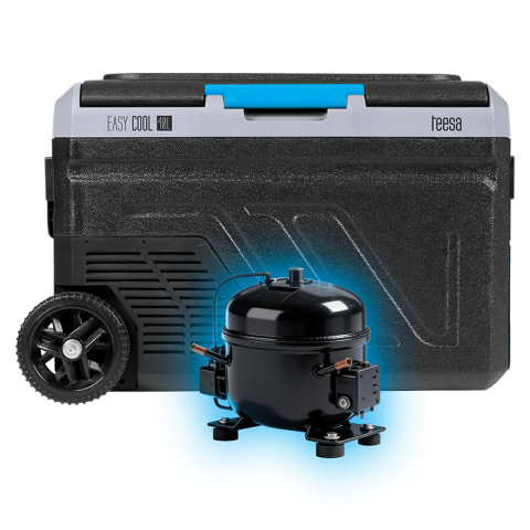 Lada frigorifica profesionala cu compresor, Troller, 40 l, Panou tactil, Porturi USB-A, USB-C, Alimentare DC 12/24 V si adaptor 220 V [5]