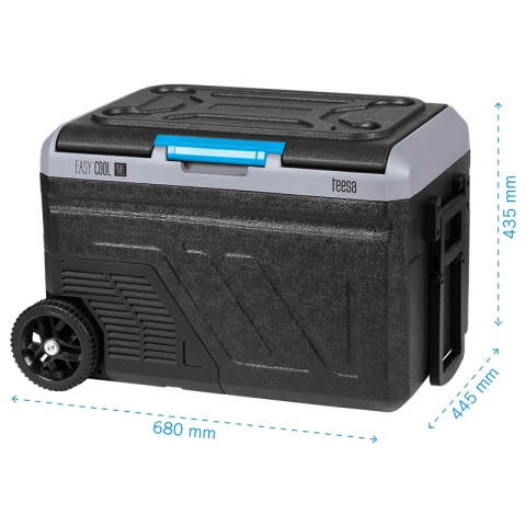 Lada frigorifica profesionala cu compresor, Troller, 40 l, Panou tactil, Porturi USB-A, USB-C, Alimentare DC 12/24 V si adaptor 220 V, aplicatie Smart [4]