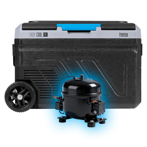 Lada frigorifica profesionala cu compresor, Troller, 40 l, Panou tactil, Porturi USB-A, USB-C, Alimentare DC 12/24 V si adaptor 220 V, aplicatie Smart [3]