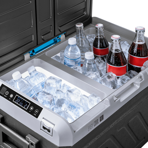 Lada frigorifica profesionala cu compresor, Troller, 40 l, Panou tactil, Porturi USB-A, USB-C, Alimentare DC 12/24 V si adaptor 220 V, aplicatie Smart [6]