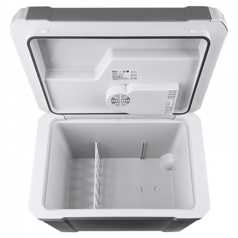 Lada frigorifica Troller TEESA TSA5006.1, racire-incalzire 35L, alimentare bricheta auto 12V, priza 230V, clasa energetica E, Gri [3]