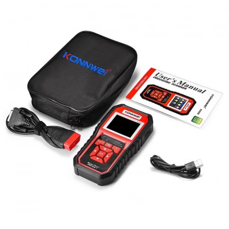 Diagnoza Auto Multimarca Konnwei KW 850 Full OBD2 Tester Auto Dedicat BMW Mini Cooper Mercedes Audi Diagnostic Scanner ABS ESP SRS Transmisie Motor Toate Marcile Dupa 1996 [9]