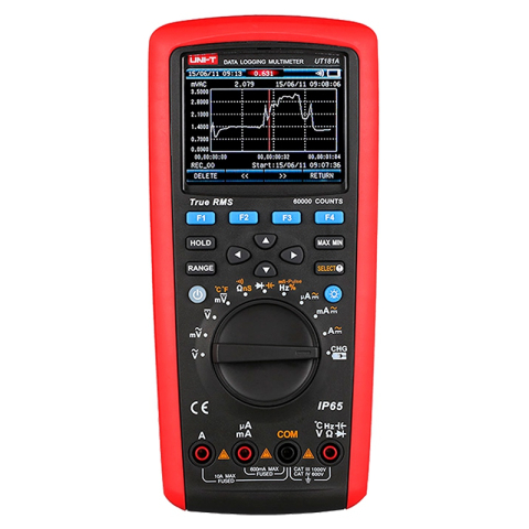 Multimetru Digital Uni-T UT181A, USB, Temperatura 1000°C, Capacitate 60mF, Frecventa 60MHz, Autoscalare, MAX/MIN [1]