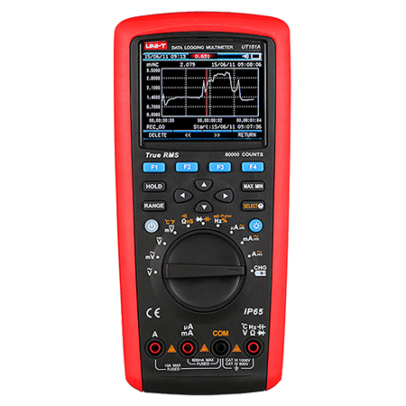Scule si aparate - Multimetru Digital Uni-T UT181A, USB, Temperatura 1000°C, Capacitate 60mF, Frecventa 60MHz, Autoscalare, MAX/MIN