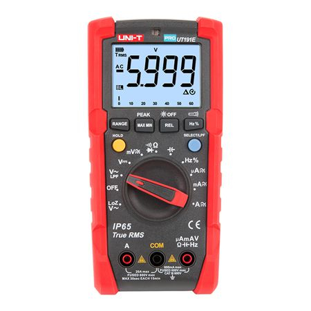 Multimetru Digital Uni-T UT191E, True RMS, Temperatura 1000°C, CAT III 1000V, Frecventa, Capacitate, Autoscalare [0]