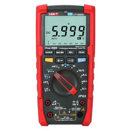 Multimetru Digital Uni-T UT195DS, True RMS, Frecventa 10MHz, LoZ, LPF, AC+DC, CAT III, Autoscalare, Iluminare [0]