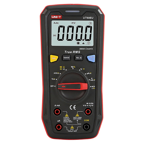 Multimetru Digital Uni-T UT60EU, True RMS, Autoscalare, CAT III 600V, Tensiune, Curent, Rezistenta, Testare Diode [1]