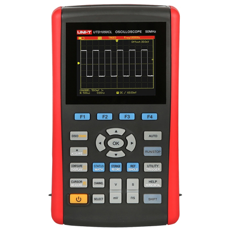 Osciloscop Digital Uni-T UTD1050CL, 50MHz, 200MSa/s, Multimetru Integrat, Mini USB [8]