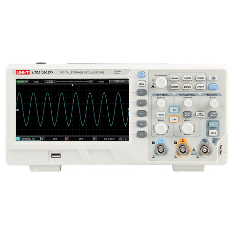 Osciloscop Digital Uni-T UTD2102CEX+, 2 Canale, 100MHz, 1GSa/s, USB, Afisaj 7 inch [1]