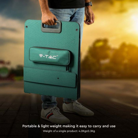 Panou fotovoltaic pliabil portabil 120W V-Tac [10]
