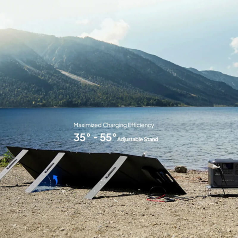 Panou Fotovoltaic Portabil 350W Bluetti PV350 V2, Monocristalin, MC4, ETFE, Eficienta 23.4%, Pliabil [8]