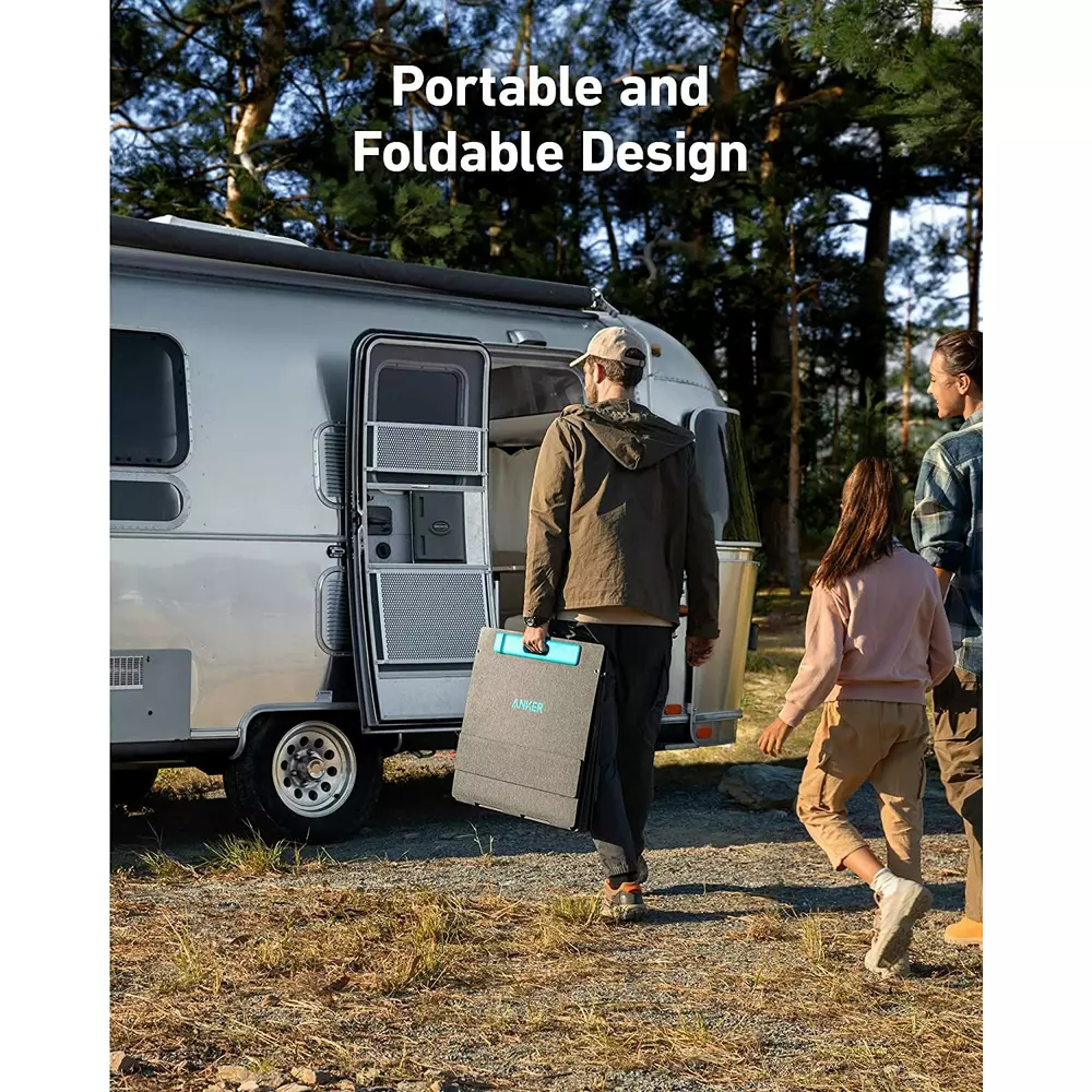 Panou solar portabil Anker Solix PS200, incarcator solar pliabil 200W, IP67, 4 unghiuri, compatibil cu Anker Solix F2000 [13]