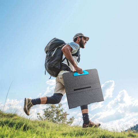 Panou solar Anker Solix PS100, incarcator solar pliabil 100W, IP67, compatibil cu Anker Powerhouse 521, 535, and 757 (Solix F1200) [2]