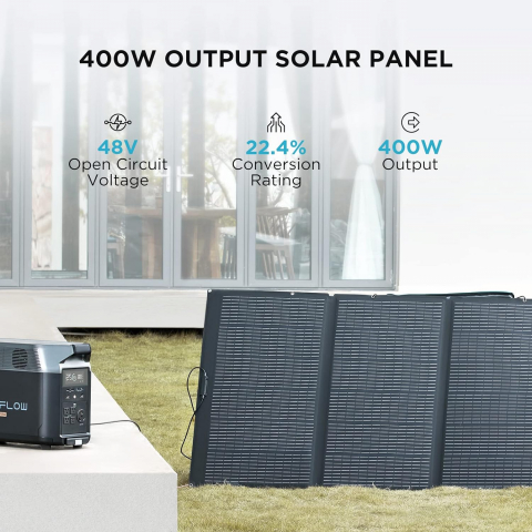 Panou Solar Pliabil Portabil 400W Ecoflow [6]