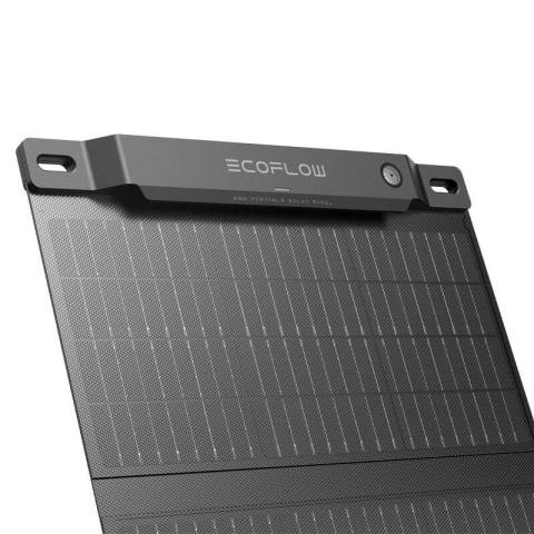 Panou solar portabil EcoFlow 28W, USB-C, USB-A, IP68 [6]