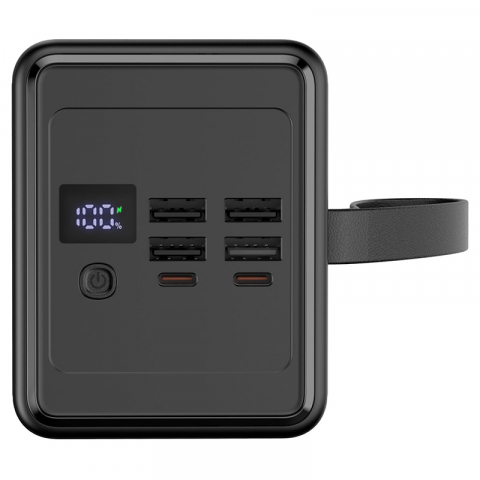 Power bank Platinet PMPB7020 70000mAh 20W PD negru, cu lanterna, pentru camping, pene de curent, urgente [2]