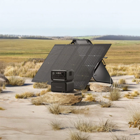 Kit Generator Solar Portabil EcoFlow River 3 Max Plus, 858Wh, 600W cu panou 220W [5]