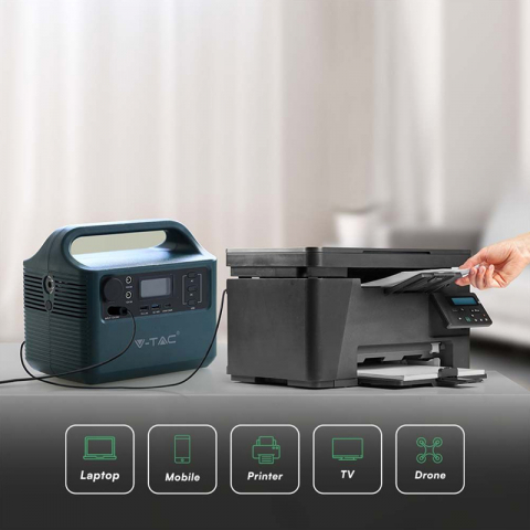 Kit Generator Portabil V-TAC VT-303 300W 252Wh cu panou 120W [17]