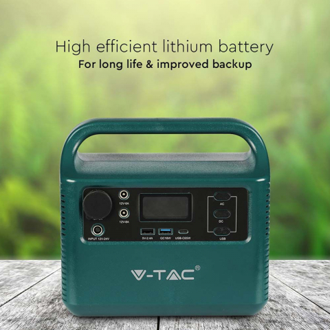 Kit Generator Portabil V-TAC VT-303 300W 252Wh cu panou 120W [15]