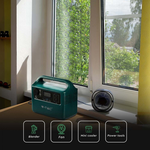 Kit Generator Portabil V-TAC VT-303 300W 252Wh cu panou 120W [16]