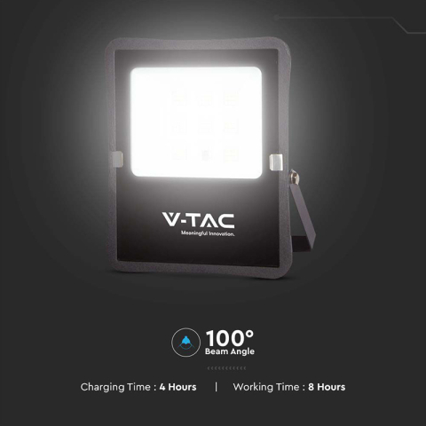 Proiector LED solar 15W 6400K IP65 pentru exterior cu panou solar [7]