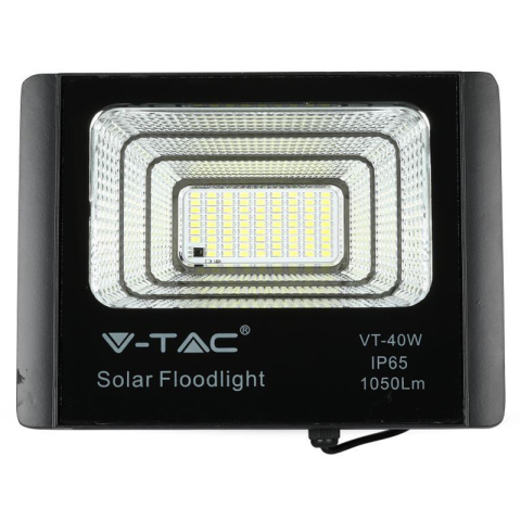 Proiector LED solar 16W 6000K IP65 cu telecomanda si panou solar [3]
