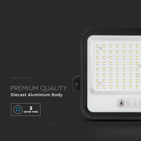 Proiector LED solar 200W exterior 7 in 1 dimabil IP65 cu telecomanda [9]