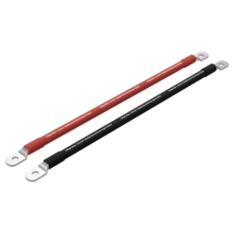 Acumulatori - Punte de cablu Offgridtec 50mm² 0.3m cablu baterie, M8 pe ambele părți, negru