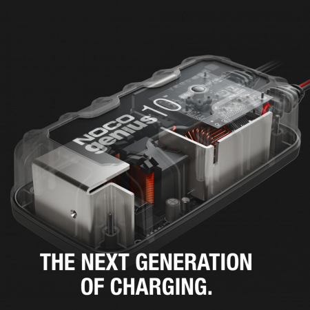 Redresor Noco Genius10 auto moto 6V / 12V 10A pentru acumulatori maxim 230A Plumb-Acid AGM GEL VRLA Li-Ion [6]