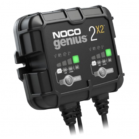 Redresor Noco GENIUS2X2 auto moto 6V / 12V 2 x 2A pentru acumulatori Plumb-Acid AGM GEL VRLA Litiu [1]