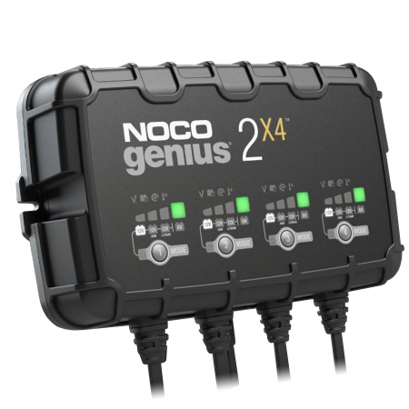 Redresor Noco GENIUS2X4 auto moto 6V / 12V 4 x 2A pentru acumulatori Plumb-Acid AGM GEL VRLA Litiu [1]