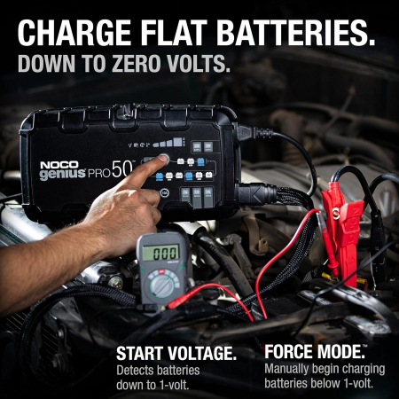 Redresor NocoGenius Smart 6+12+24V 50A/50A/24A pentru acumulatori maxim 500A/1000A Genius Pro50 [6]