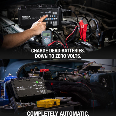 Redresor NocoGenius Smart 6+12+24V 50A/50A/24A pentru acumulatori maxim 500A/1000A Genius Pro50 [4]