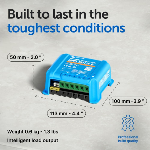 Regulator incarcare solara MPPT 100/15 Victron Energy SmartSolar cu Bluetooth, 12V/24V, 15A, eficienta maxima pentru panouri pana la 100V [3]