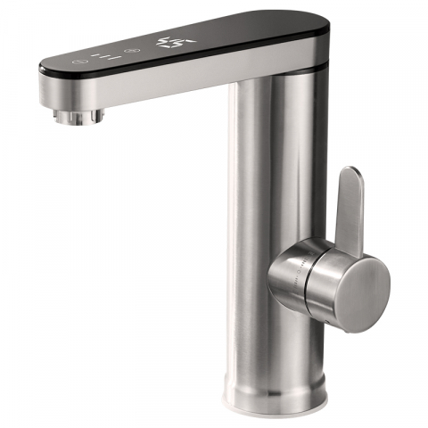 Robinet electric instant Teesa, de apa calda, 3500W, inox cu display digital [1]