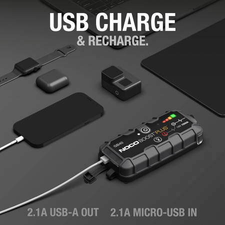 Robot Pornire Auto, Jump Starter Auto 12V Portabil, Curent Pornire 1000A Litiu-Ion, Noco Boost Gb40 [4]