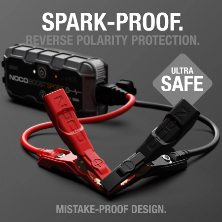 Robot Pornire Auto, Jump Starter Auto 12V Portabil, Curent Pornire 500A Litiu-Ion, Noco Boost Gb20 [4]