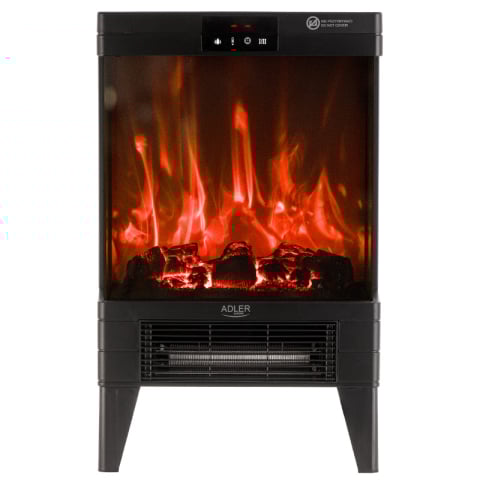 Semineu electric 2000W, sticla securizata, efect flacara 3D, 2 trepte [1]