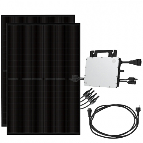 Sisteme fotovoltaice pentru balcon - Kit solar complet 900W pentru balcon cu microinvertor 800W fara stocare
