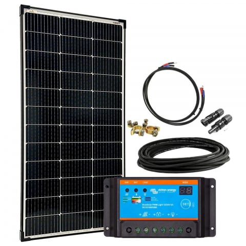 Sisteme fotovoltaice off-grid - Kit fotovoltaic off-grid 130W 12V pentru consum redus