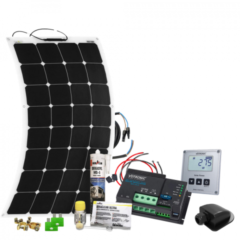 Fotovoltaice - Sistem fotovoltaic rulota off-grid 120W