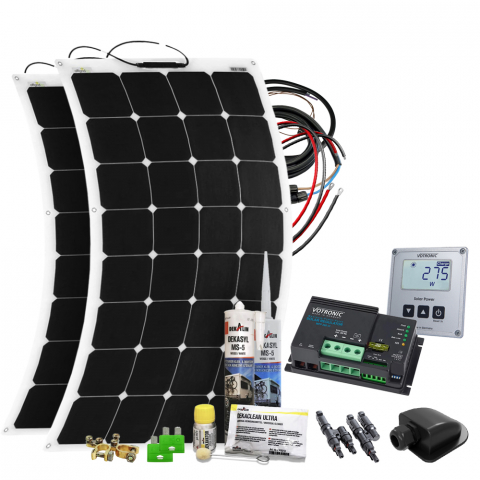 Sisteme fotovoltaice rulota - Sistem fotovoltaic rulota off-grid 240W 12V