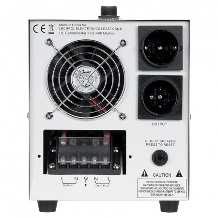 Stabilizator de tensiune automat 5000 VA / 3500 W, 150 - 270 V AC, Monofazat, 182 x 312 x 203 mm [3]