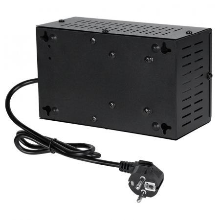 Stabilizator de tensiune automat 1000 VA / 700 W, 2 x Shucko, 150 - 270 V AC, Monofazat, 117 x 197 x 90 mm [1]