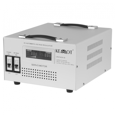 Stabilizatoare Tensiune - Stabilizator de Tensiune Automat cu Servomotor 5000VA (5KVA) Kemot