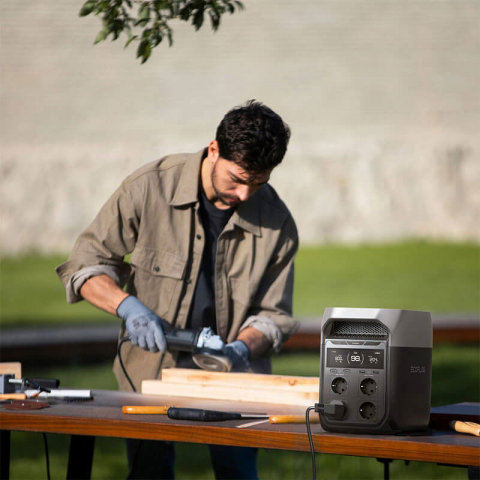 Kit Generator Solar Portabil 1024Wh 1800W EcoFlow Delta 3 + panouri 2 x 220W [7]