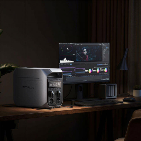 Kit Generator Solar Portabil 1024Wh 1800W EcoFlow Delta 3 Plus + panou 2 x 220W [10]