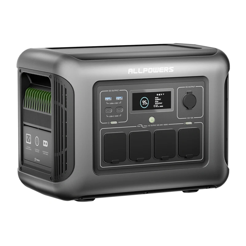 Statie de alimentare portabila Allpowers R1500 LITE, 1800W 1152Wh [3]
