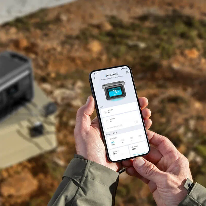 Statie de alimentare portabila Anker Solix C800X 768Wh 1200W [11]